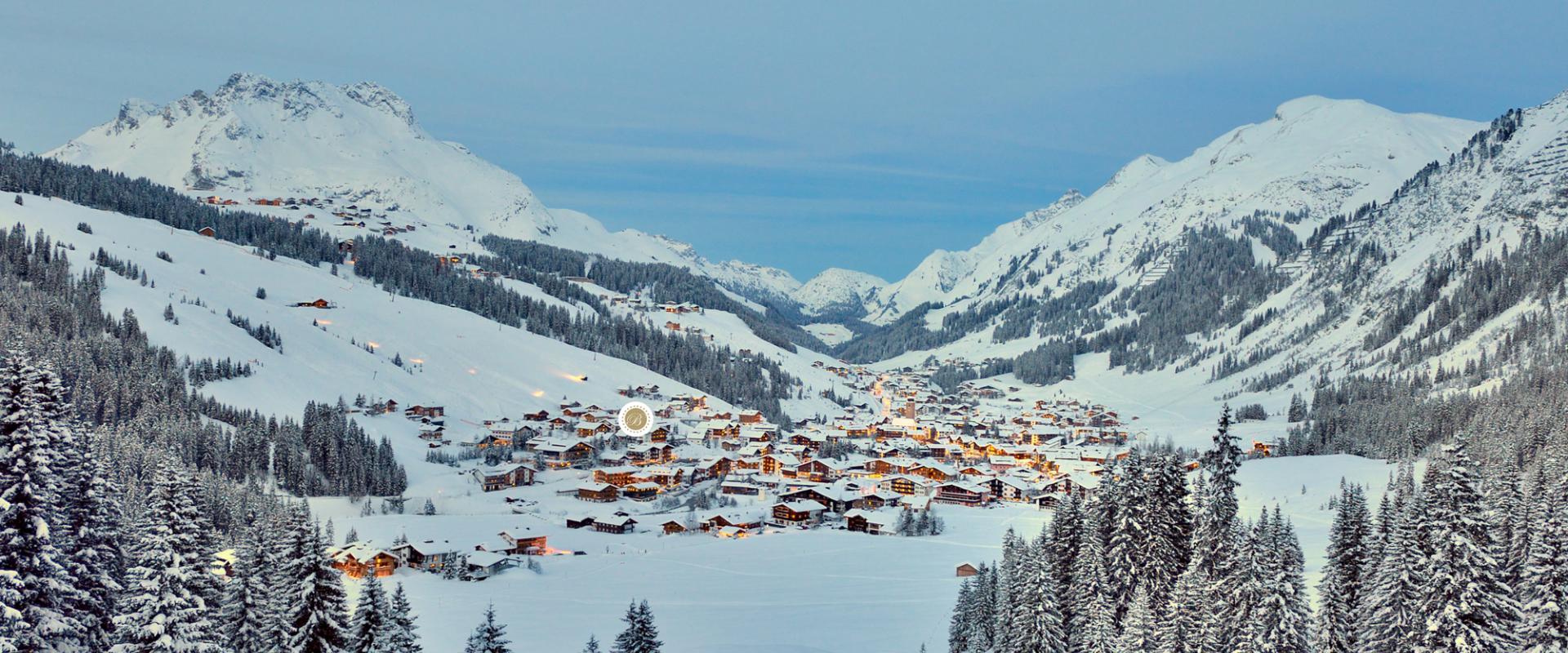 Lage Hotel Bellevue in Lech am Arlberg